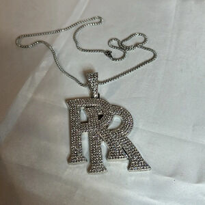 Rolls Royce Rhinestone Pendant with 22” Ball Chain. NWOt